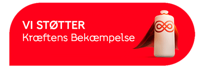 Vi støtter Kræftens Bekæmpelse 2025 Vi støtter Kræftens Bekæmpelse 2025