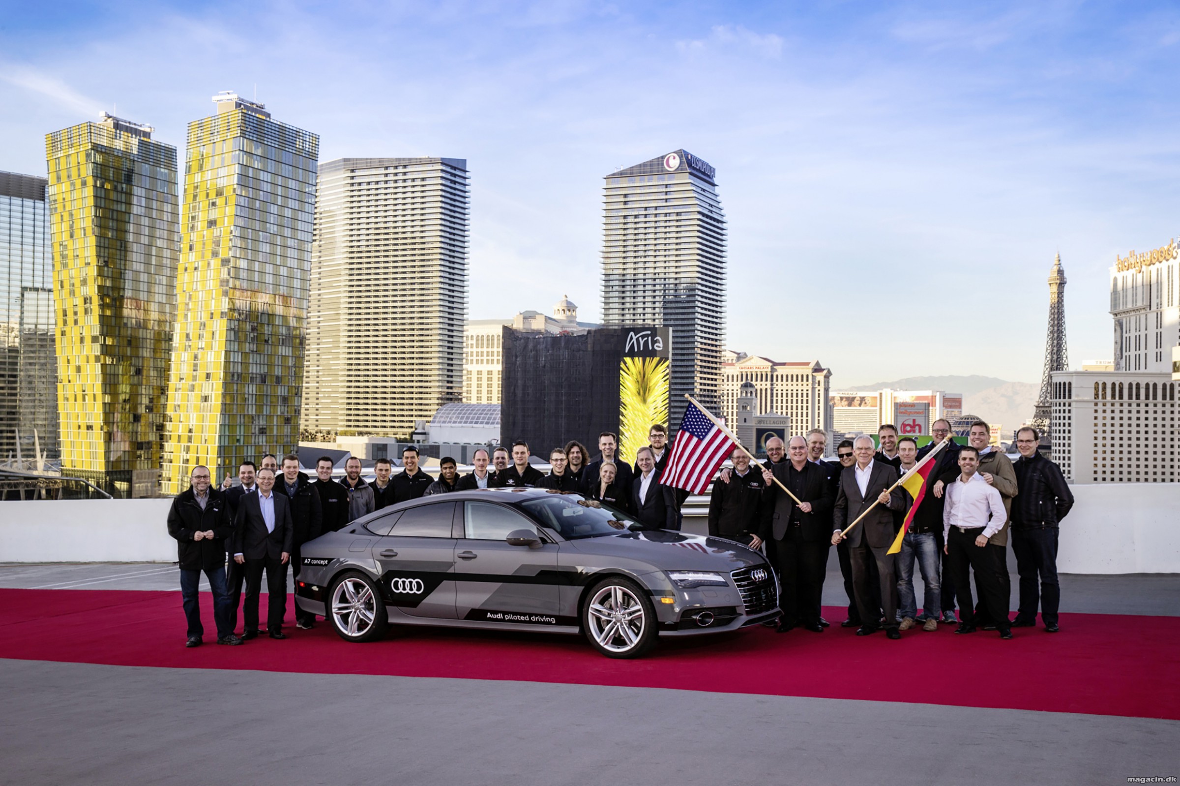 Førerløs Audi A7 kører med succes