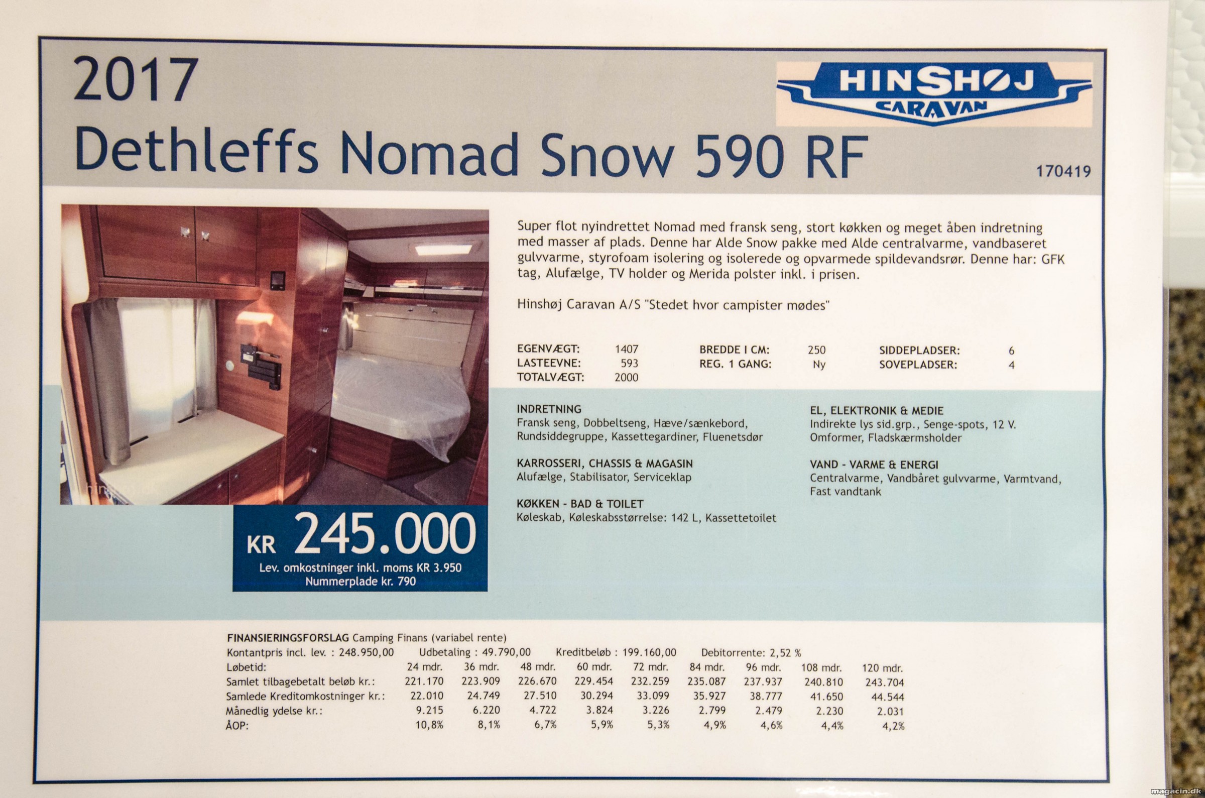 2017 – Dethleffs Nomad Snow 590 RF