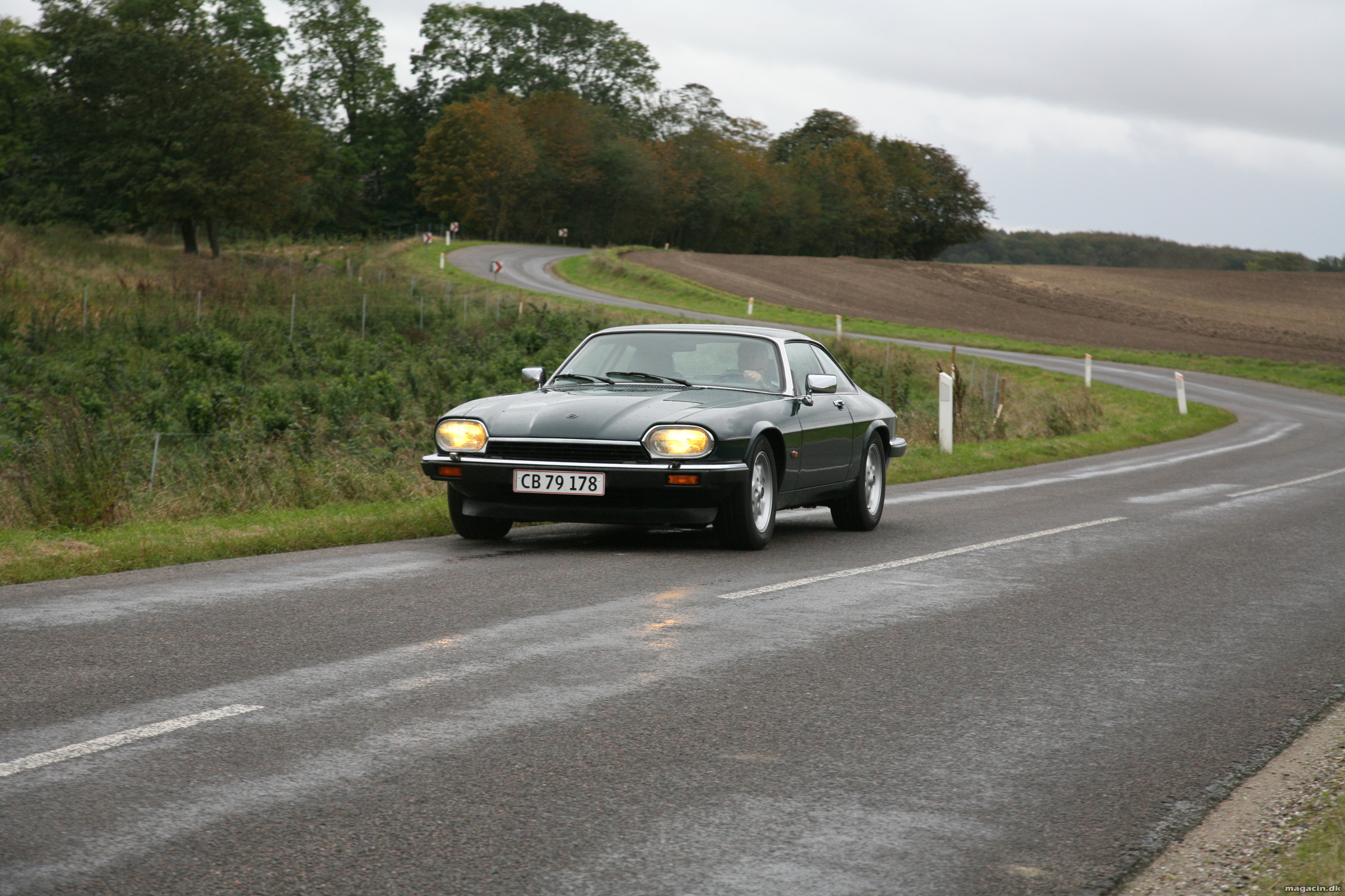 En 6-cylindret Jaguar XJS og dens ejer