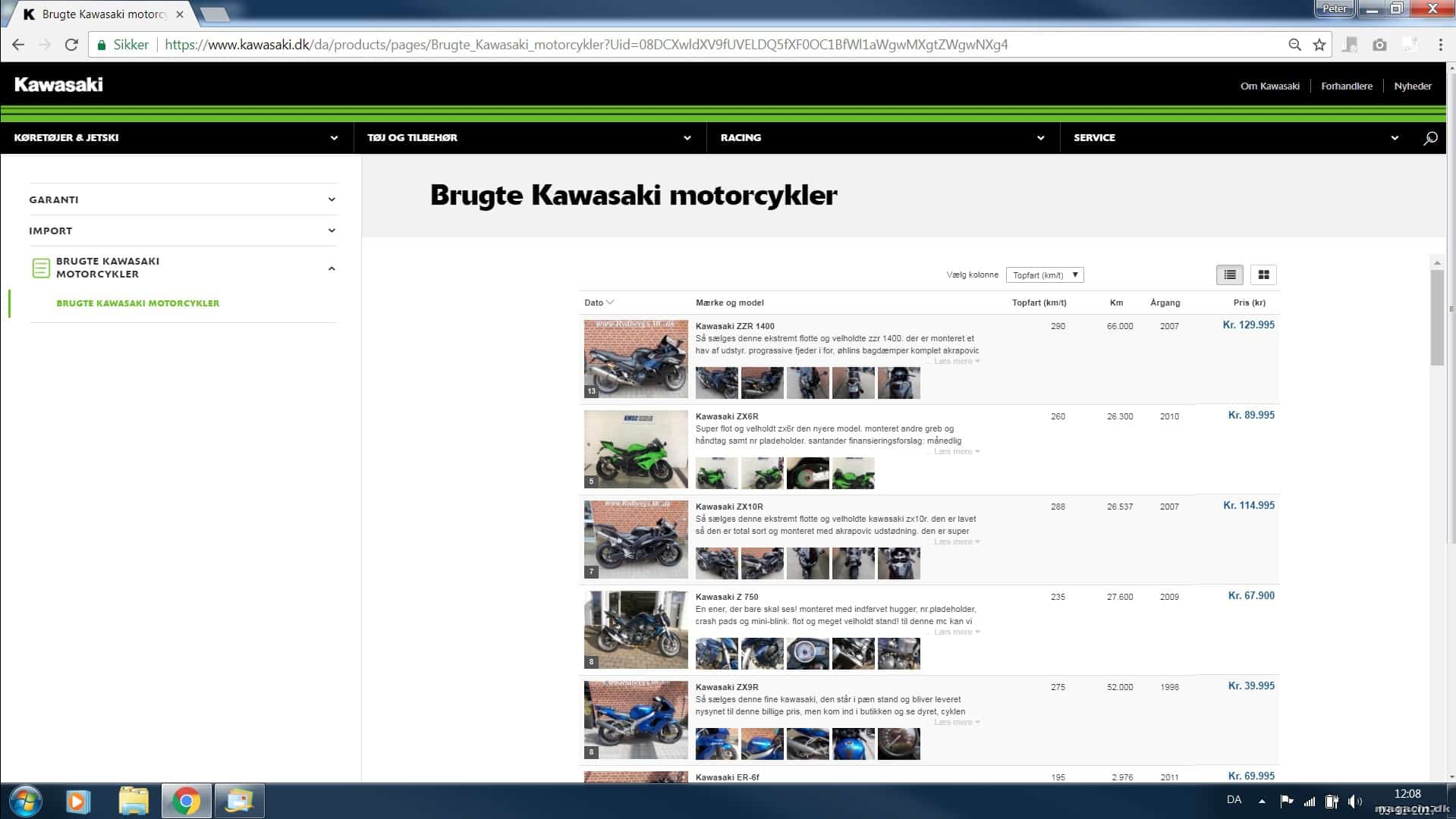 En sikker Kawasaki handel