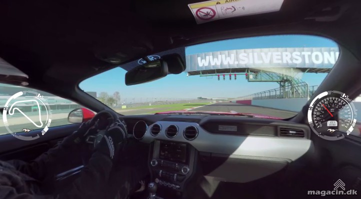 Interaktiv video bag rattet af den nye Mustang V8