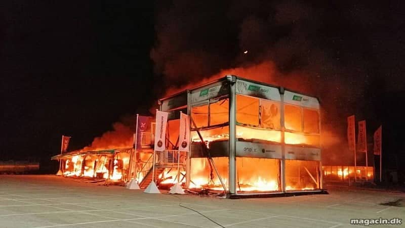 Katastrofe! Kæmpe brand på Jerez