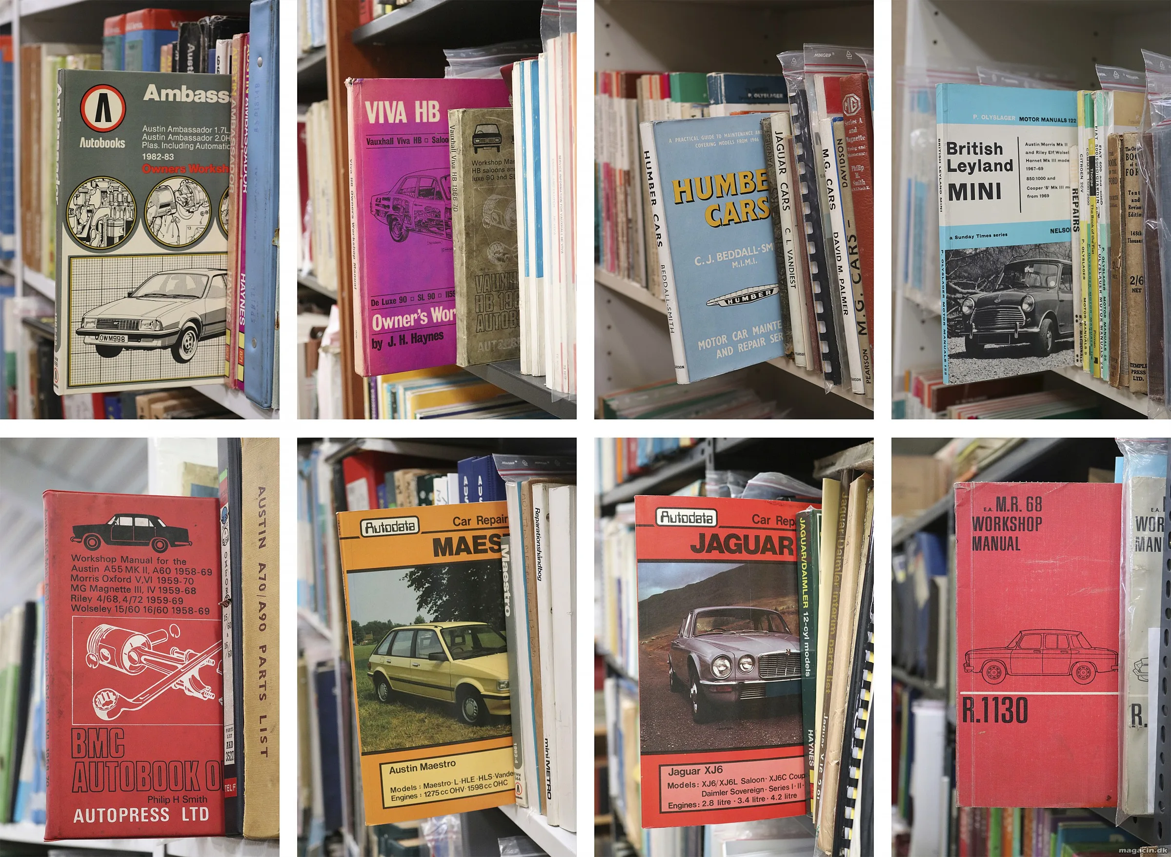 Historisk motorbogshandel på auktion