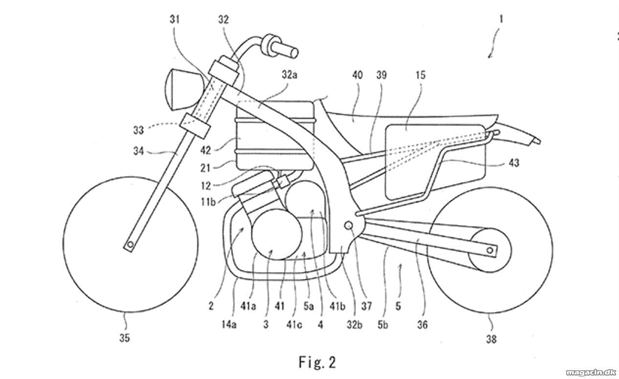 Kawasaki ansøger om patent for Hybrid-mc