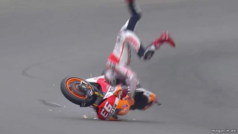 Voldsomt styrt for Marquez