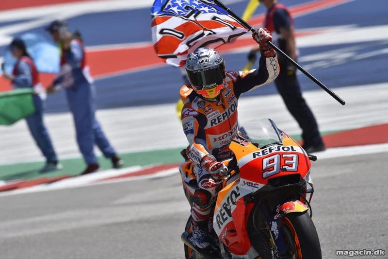 Marquez tager sin 6. sejr i streg på COTA