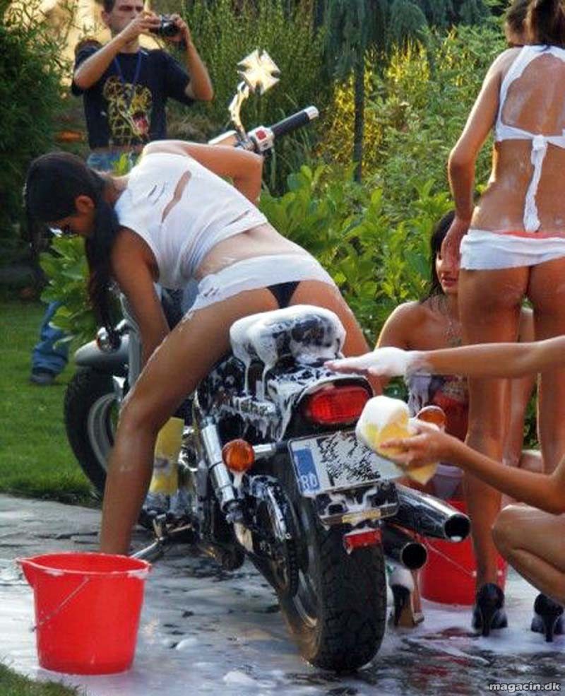 Hvordan vil du helst vaske motorcykel?