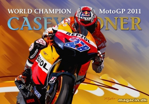 Stoner ny Moto GP-verdensmester !
