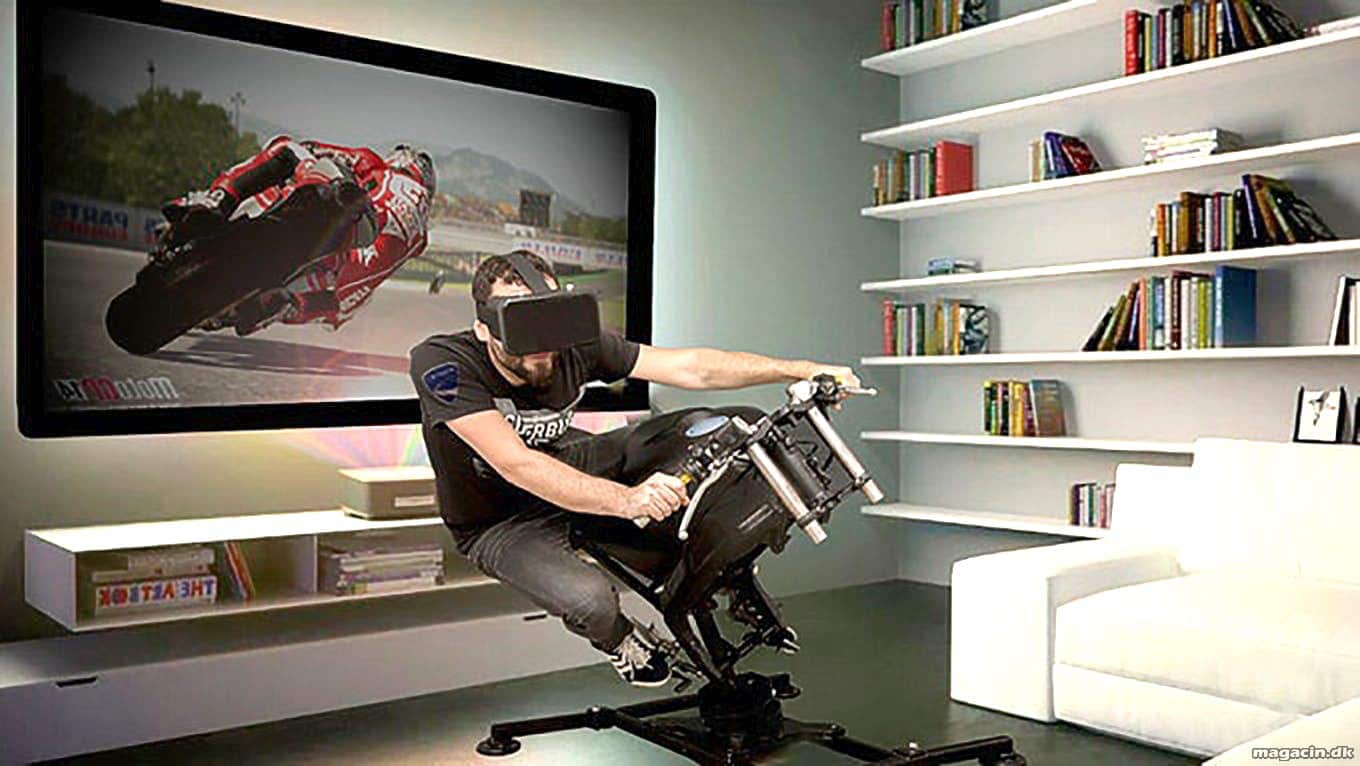 Motorcykel simulator til hjemmet