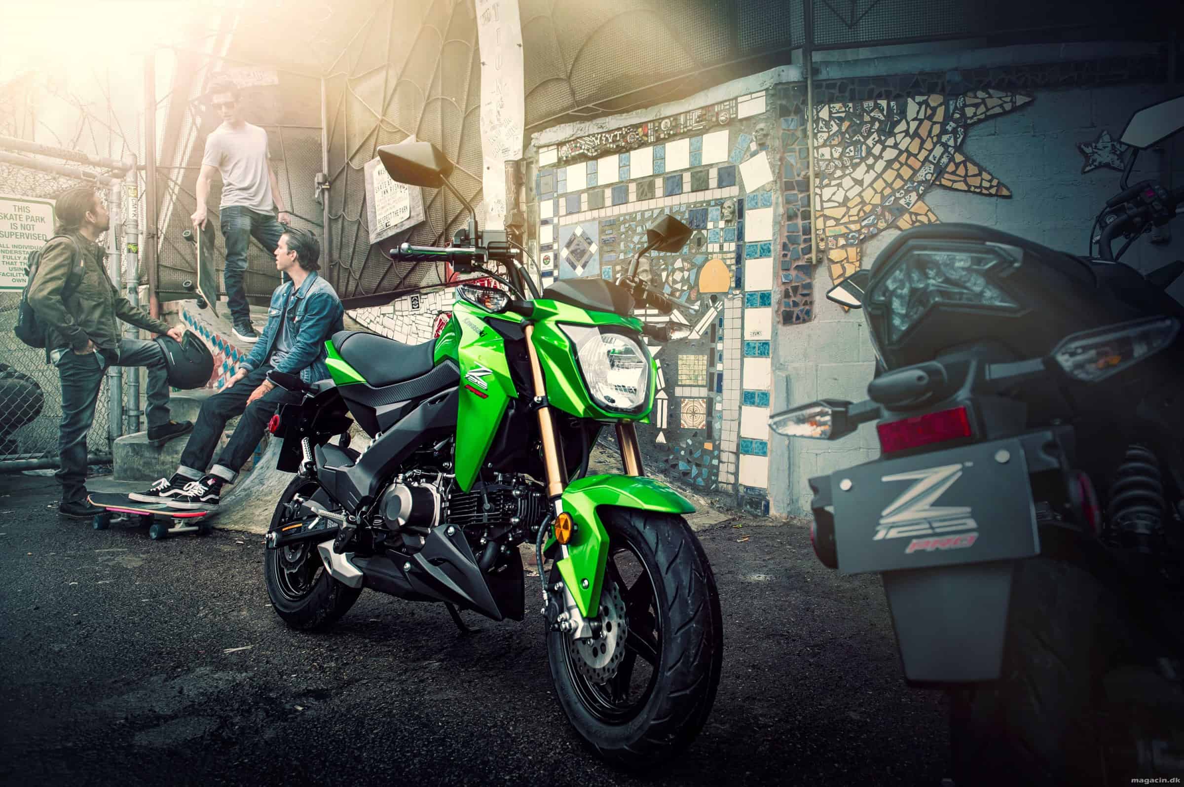 Pastor Diskutere Information Ny darling fra Kawasaki - Z125 PRO - 11KW - 2017