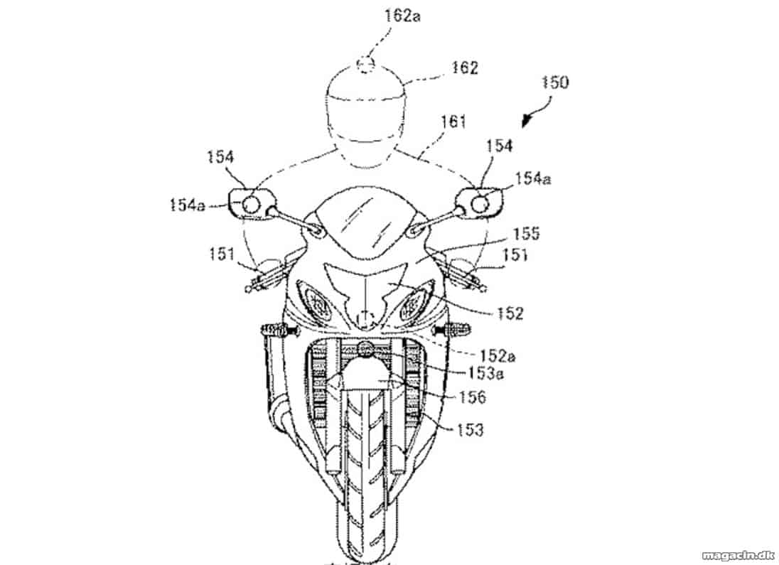 Patent: Sådan vil Suzuki beskytte motorcyklister