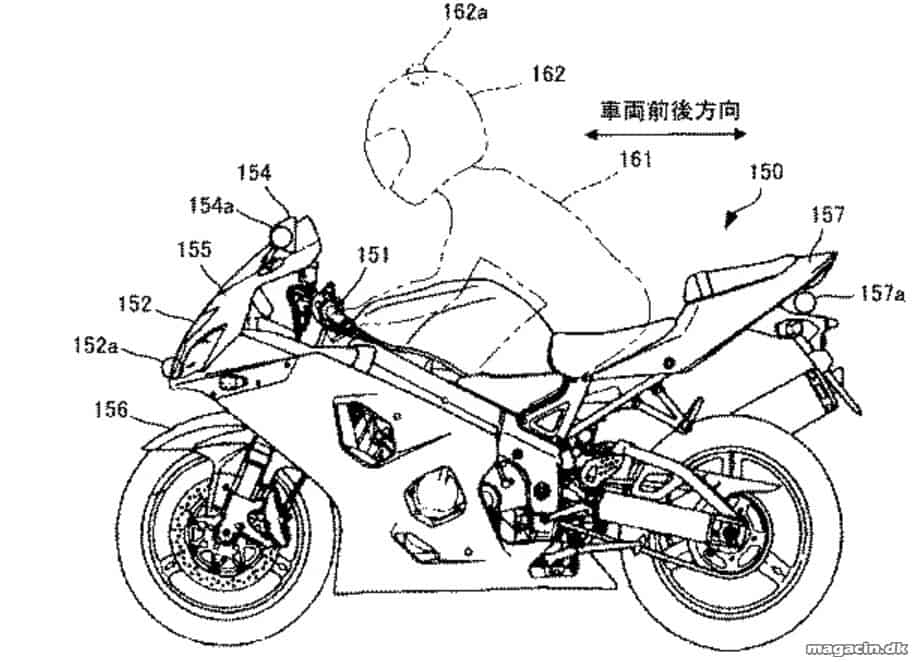 Patent: Sådan vil Suzuki beskytte motorcyklister