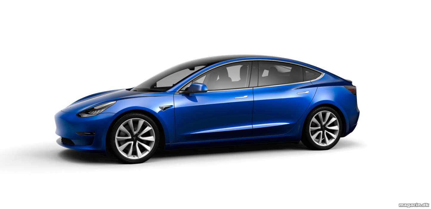 Her er prisen på Tesla Model 3