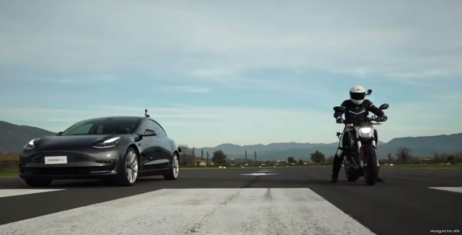 Tesla vs. Zero hvilken er hurtigst quarter-milen
