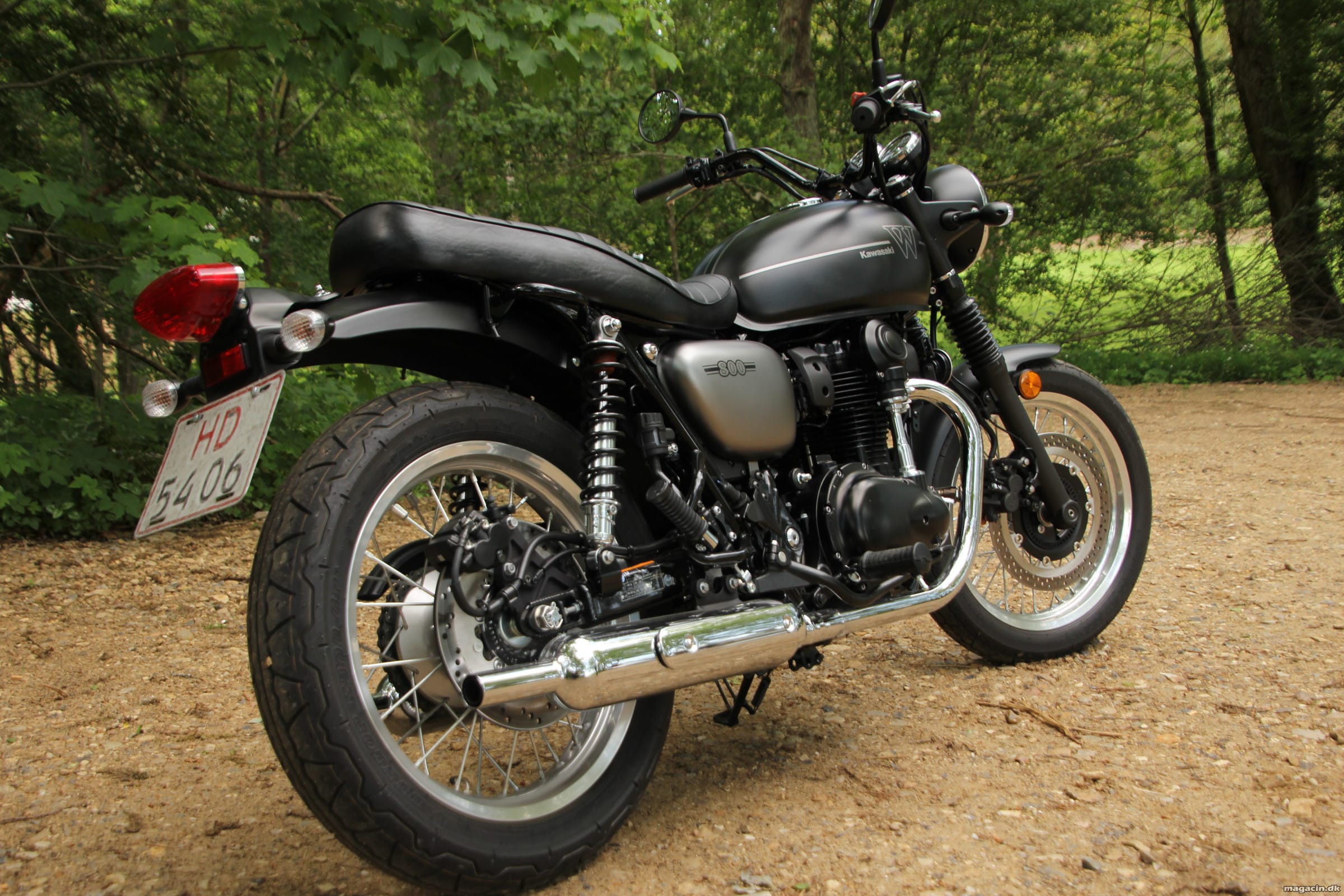 Test: Kawasaki W800 - Gensyn med en