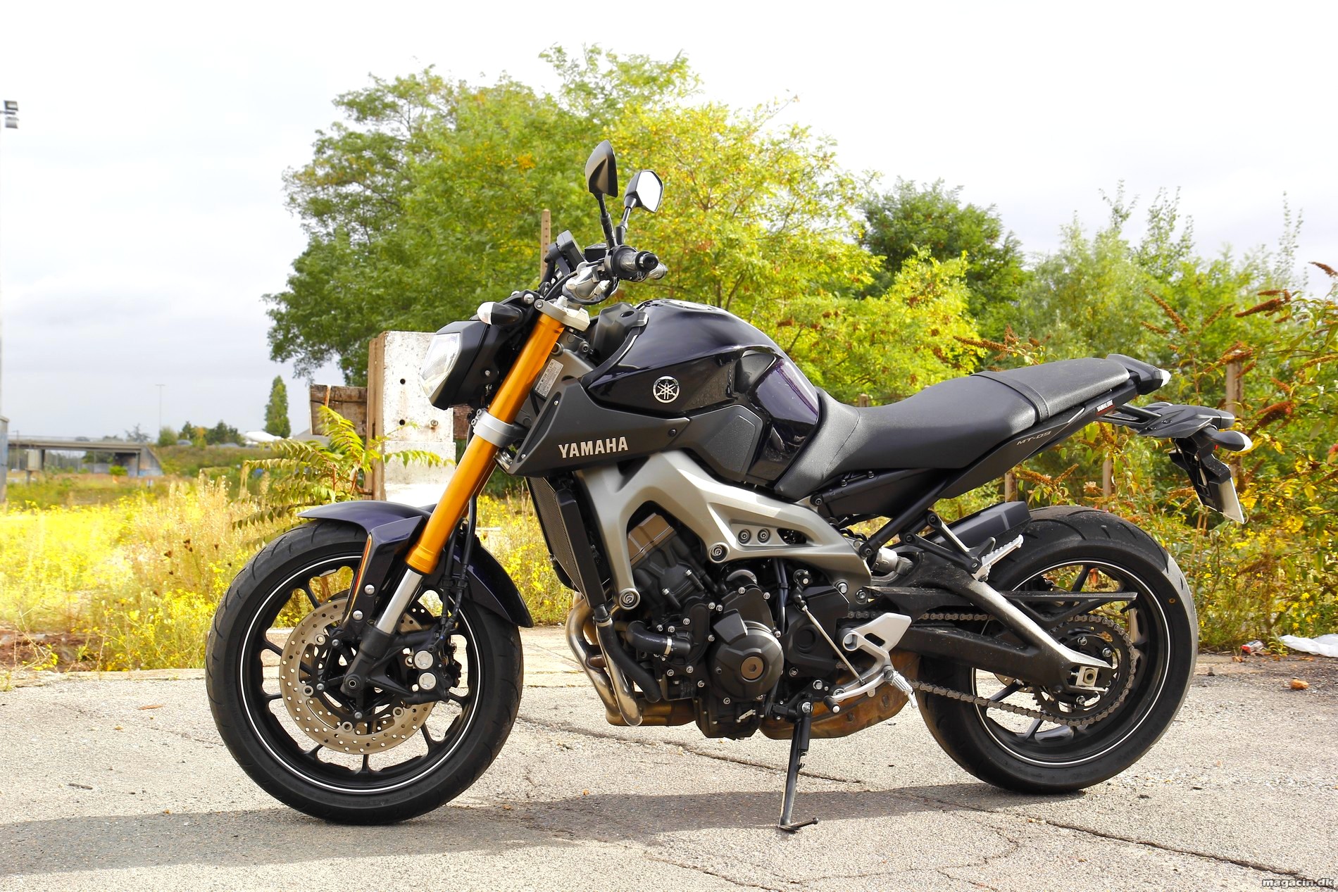 Test - Prøvekørsel - Yamaha MT 09 2014 - 125.000 kr.