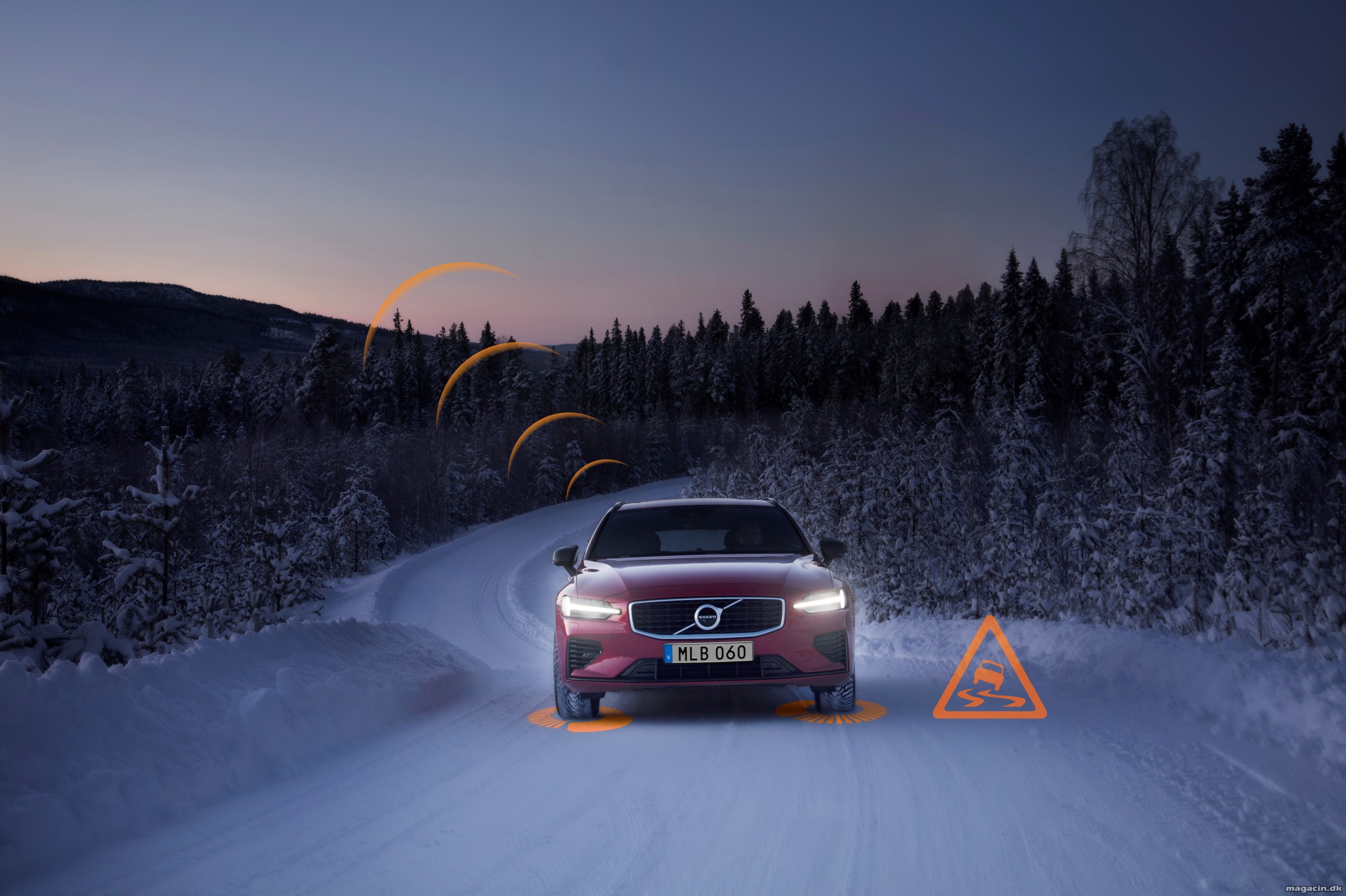 Volvo-modeller advarer om glatte vejbaner