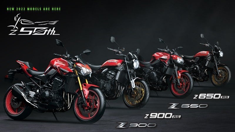 Fire nye Kawasaki jubilæumsmodeller