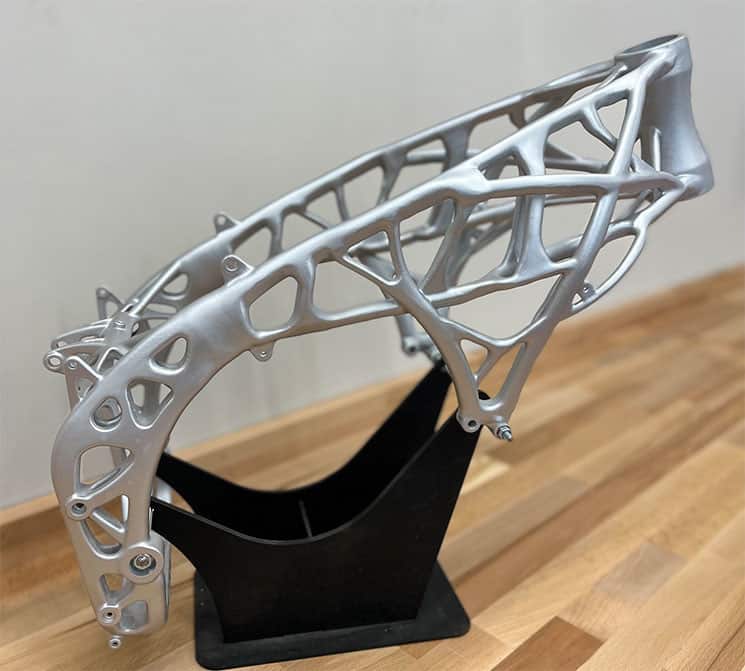 3D printet stel i stål kan revolutionere motorcykelindustrien