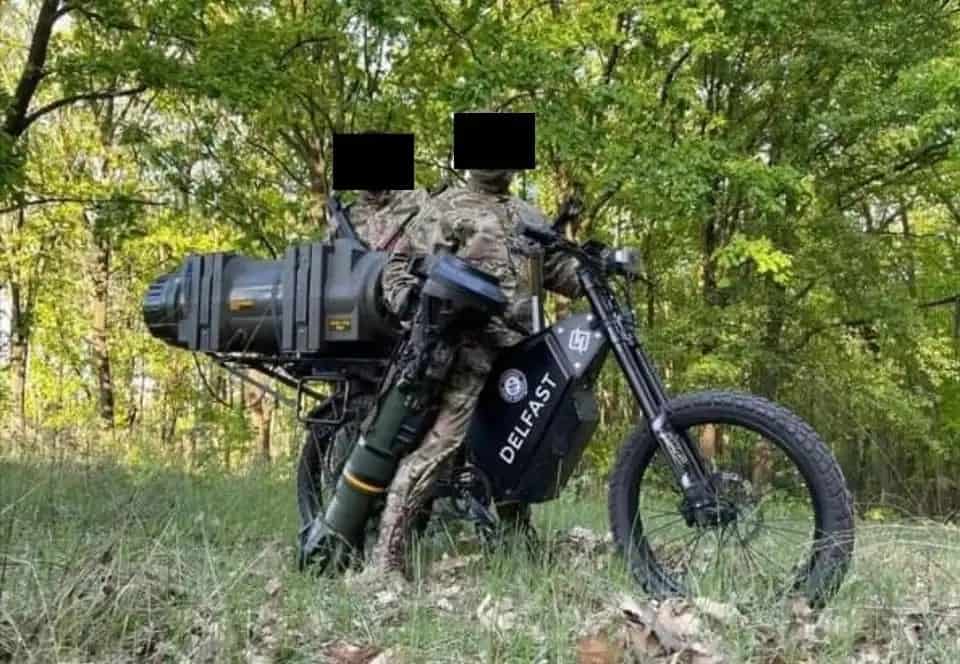 Ukrainske motor-cykler i krig