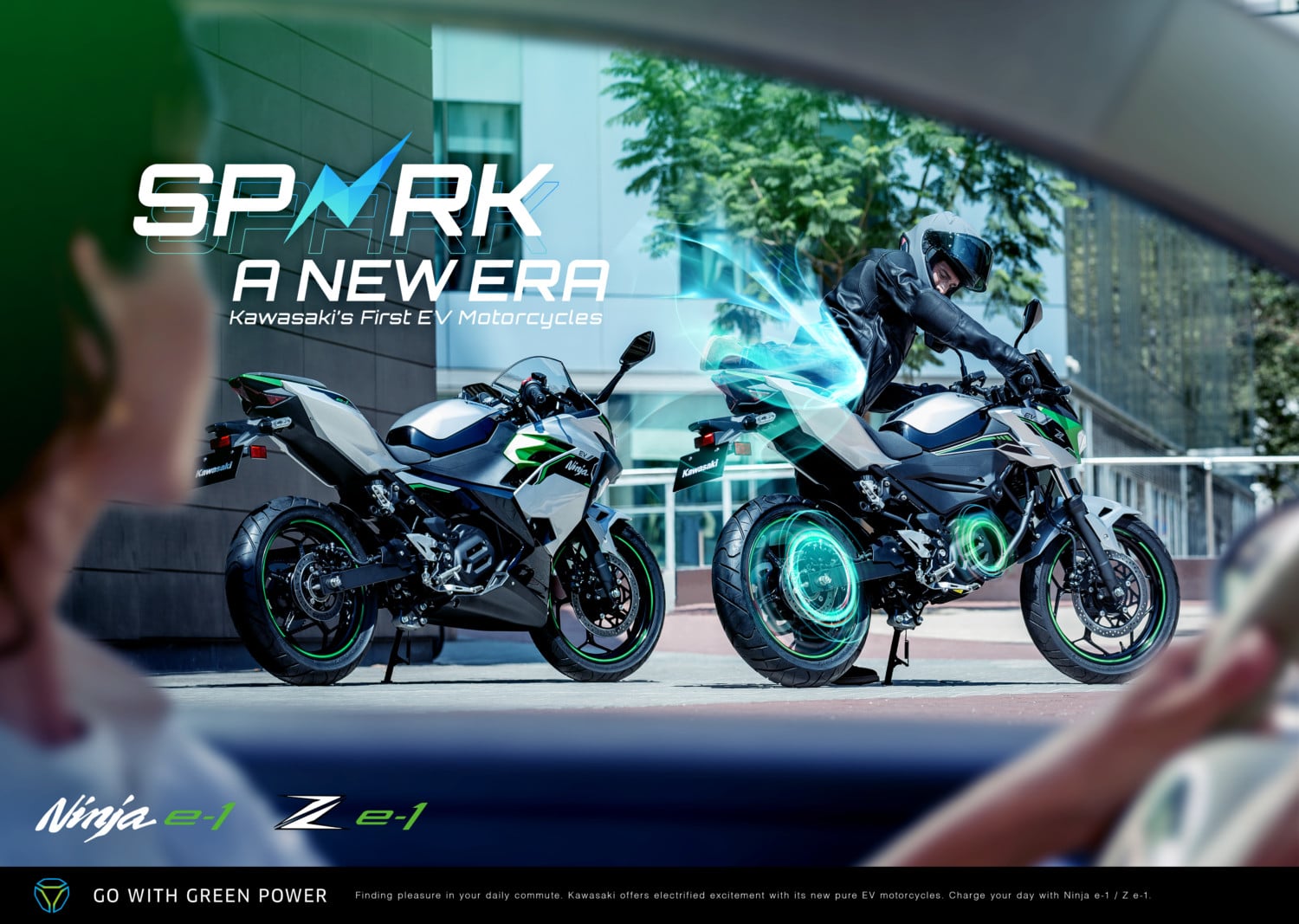 Alt du skal vide om de to elektriske Kawasaki modeller