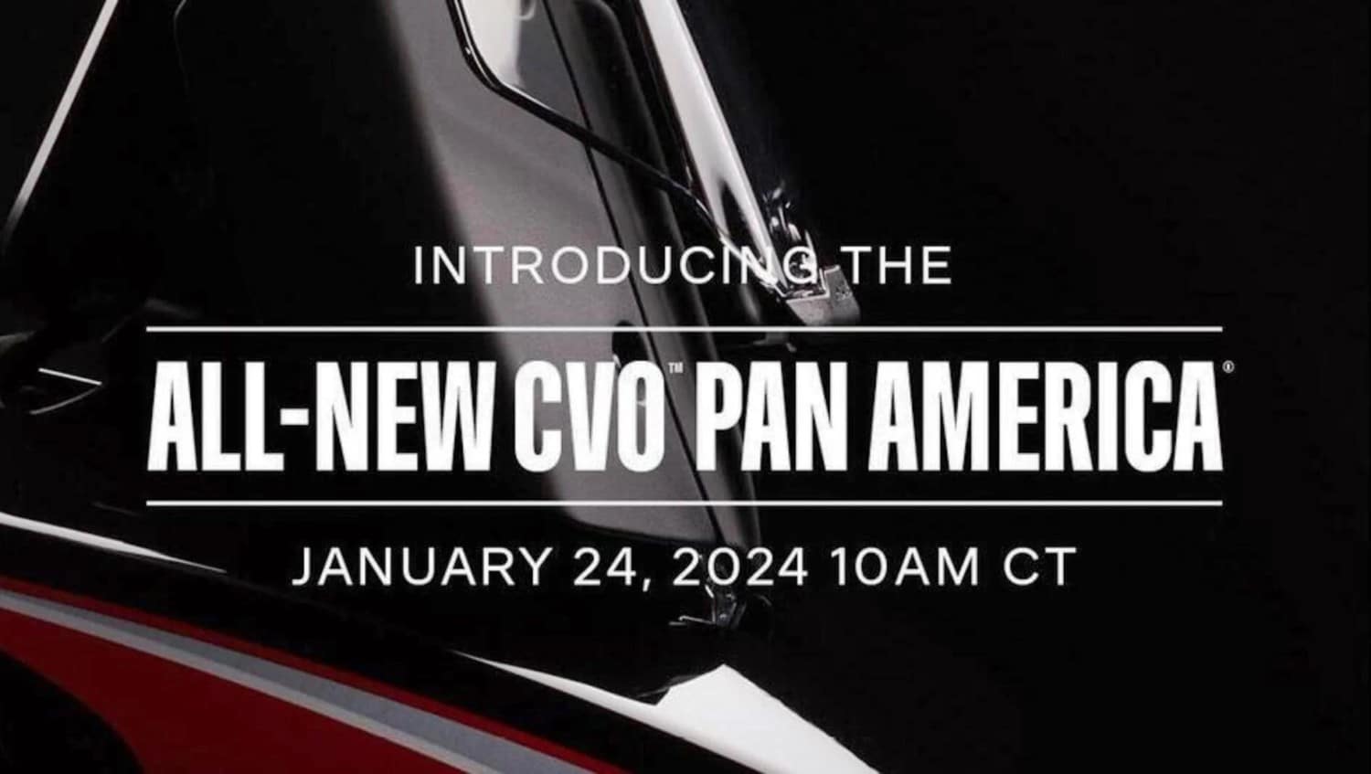 Ny Harley-Davidson CVO Pan America
